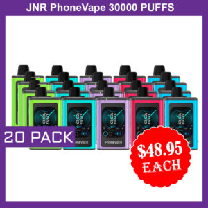 JNR PhoneVape – 20 PACK – 30000 PUFFS
