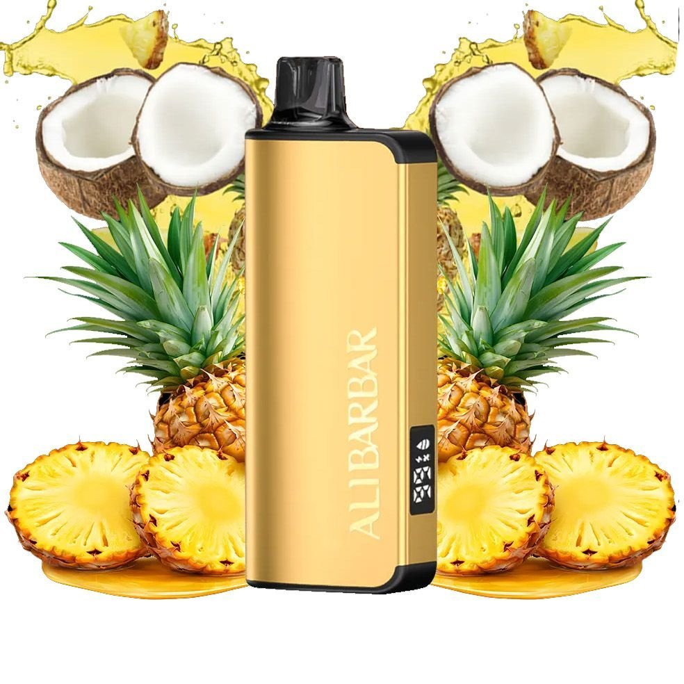 ALIBARBAR INGOT PINEAPPLE COCONUT – 9000 PUFFS